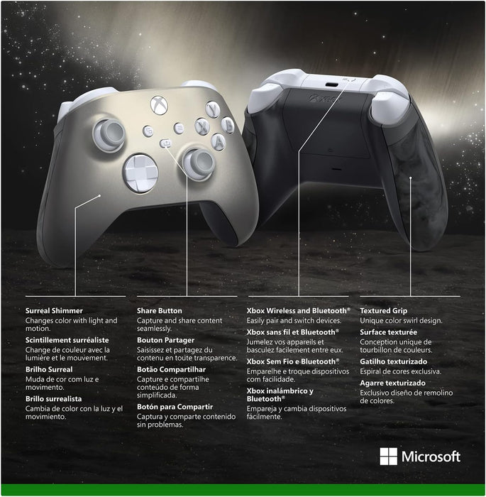 Microsoft Xbox Wireless Controller - Lunar Shift Special Edition (Compatible with Xbox One) /Xbox X