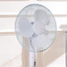 Daewoo 16" Pedestal Fan (White) (UK Plug)