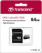 Transcend High endurance card Cont Recording microSD 64GB microSD UHS-I U1 High Endurance TLC