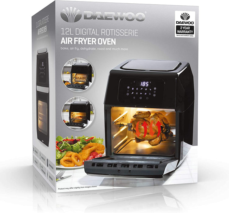 Daewoo 12L 1800W Rotisserie  Air Fryer Oven