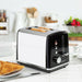 Daewoo Kensington Collection 2 Slice Toaster 810W (Black&Red) (UK Plug)