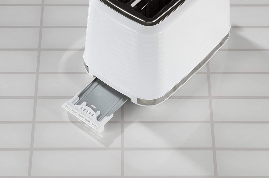 Daewoo Hive Collection 2 Slice Toaster 930W (White) (UK Plug)