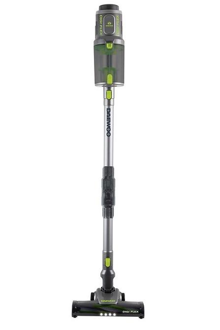 Daewoo Cyclone Digi-Flex Cordless Handheld Vacuum Cleaner 29.6V (Grey/Green) (UK Plug)