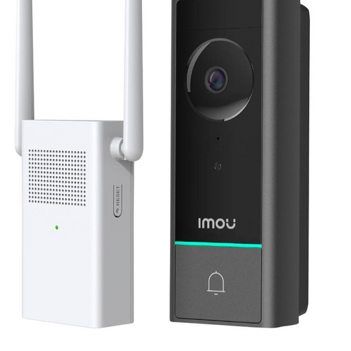 IMOU Outdoor Battery Doorbell KIT, 2K, Built in Spotlight,  AI Human Detection, 2 Way Audio