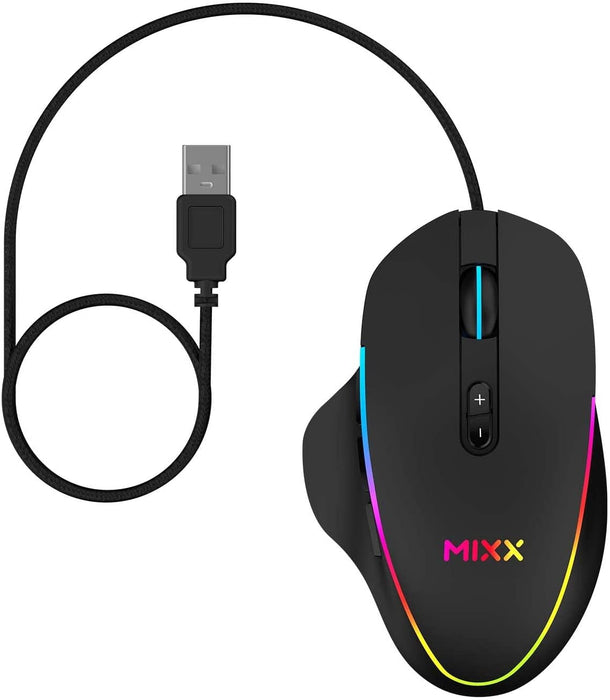 Mixx RapidX POINT Optical RBG Wired Gaming Mouse