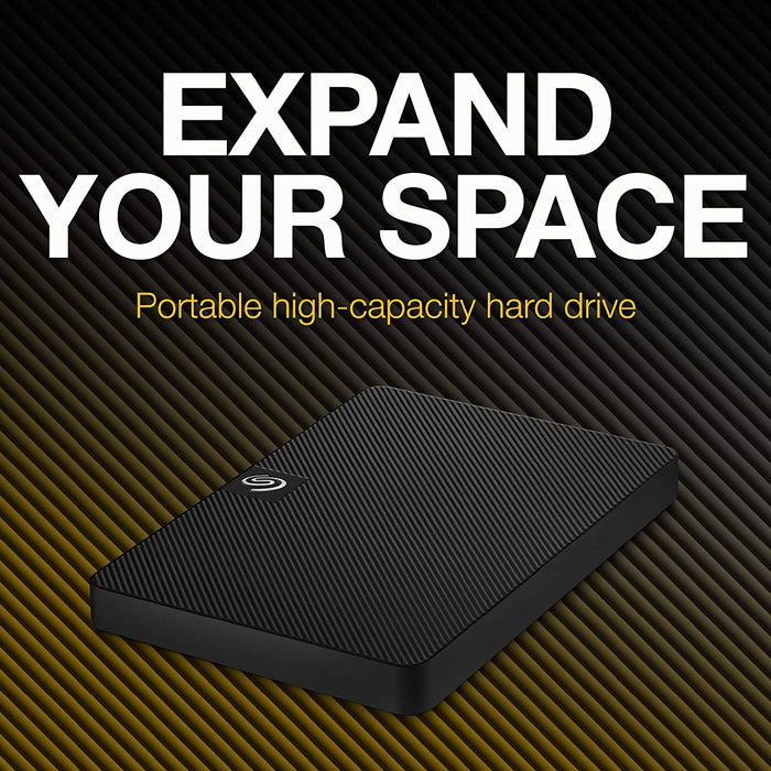 Seagate Expansion, 1 TB, External Hard Drive HDD, 2.5 Inch, USB 3.0